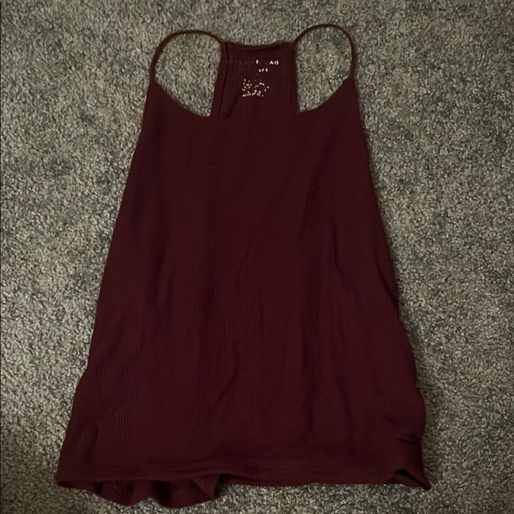 American Eagle Outfitters Red Camisole Tank Top